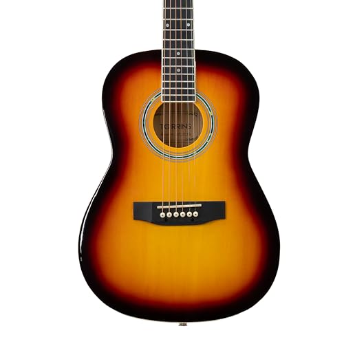 Image of Progressa Series Guitar: 36H Semi Acoustic Guitar - 36 Inches (Sunburst) | 6-String Steel, Wooden Guitar | Right Hand Semi Acoustic Guitar Kit for Beginners, Professional & Adults