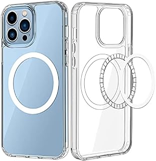 AICase Transparent magnetic case for iPhone 13 Pro Max cover, [No yellowing]compatible with MagSafe for iPhone 13 Pro Max Clear Case, 6.7 inches