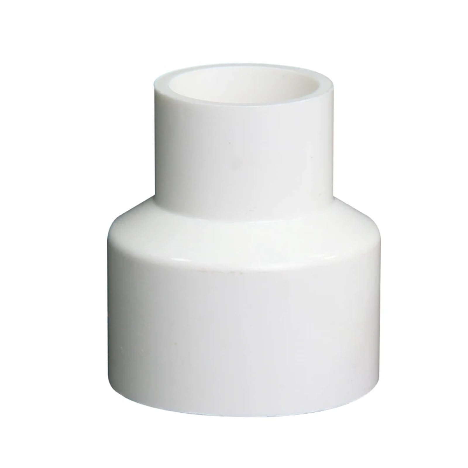 Adaptadores de conexión de tuberías Conector de PVC Blanco 20/25/32/40/50/63/75/90/110/125/160/200 mm Conector Reductor Recto Unión de Tubo de tubería de Agua(125-110mm)