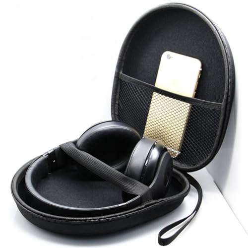 FESTFENDS MDR-XB450AP XB650BT 100AAP�Ή���EVA�f�ރw�b�h�z���P�[�X �u���b�N�J���[ �ϏՌ��݌v �֗��ȃW�b�p�[�t�� �����^�їp���[�o�b�O