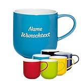 LIEFERUMFANG: Personalisierte ASA Selection Tasse im Geschenkkarton - graviert nach Wunsch mit Namen gestalten für Frauen und Männer. Inhalt: 0,4 Liter, Finish: glänzend, Durchmesser: 9,2cm, Höhe: 9,5cm, spülmaschinenfest und mikrowellengeeignet.