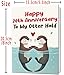 Mcduldul 20th Anniversary Card Gifts for Couple Husband Wife | Funny 20 Year Wedding Anniversary Card Decorations for Men Women Him Her