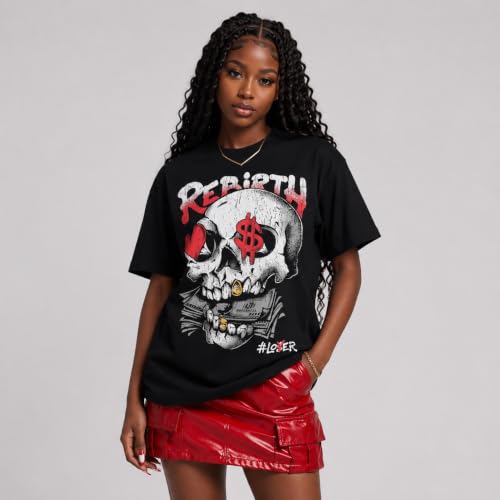 Image of DopeSkill Halloween Graphic Tee Streetwear Hip Hop Hypebeast Unisex T-Shirt Sneaker Colour Matching Shirts Spooky Graphic