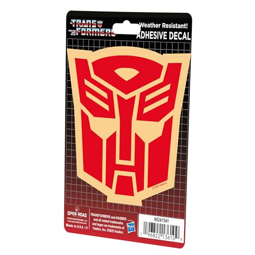 Image of Hasbro Transformers Autobots Adhesive Vinyl Decal - Classic Autobots Sticker for Water Bottle or Laptop