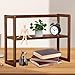 SiaBiced Desktop Organizer Desk Bookshelf Adjustable Easy to Install Tabletop Display Shelf Storage Shelves Rack for Farmhouse Office, Length 52CM