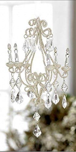 8" Victorian Chandelier Elegant Christmas Ornament