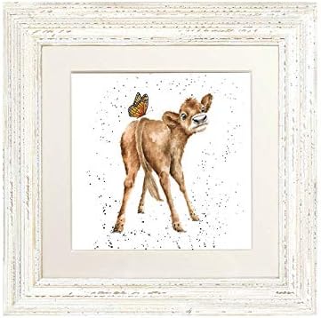 Wrendale Designs - 'Flutterly Fabulous' Framed Card - White
