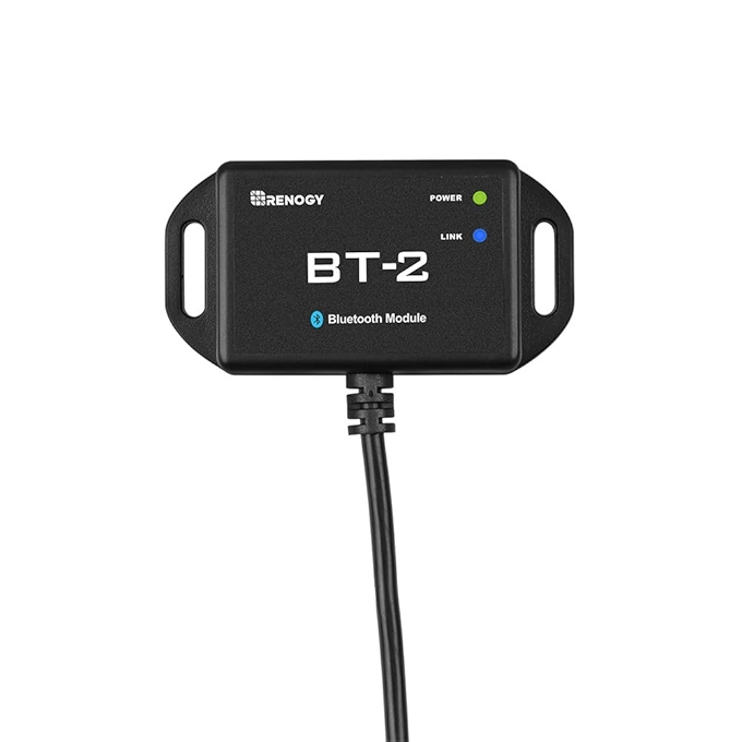 BT-2蓝牙模块带RS485接口，支持手机监控Renogy充电控制器与电池充电器