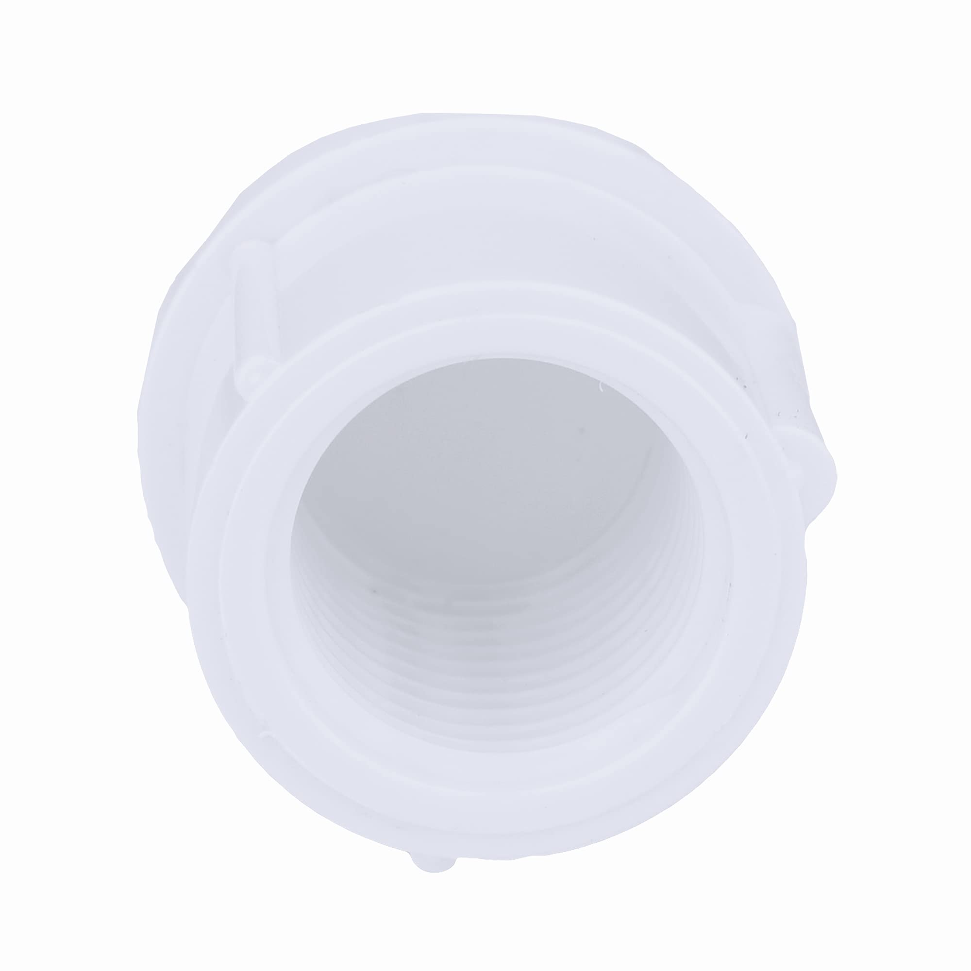Charlotte Pipe Tubo de casquillo de 7,6 cm – rosca hembra Schedule 40 PVC duradero, fácil de instalar, alta resistencia y amortiguamiento acústico para uso doméstico o industrial (caja de 10 unidades)