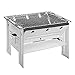 Produktbild Bruzzzler to-go Holzkohlegrill, klappbarer Holzkohlegrill, Camping barbecue Grill, tragbar, ideal für Outdoor-Aufenthalte, zur Nutzung mit Holzkohle oder Briketts, Camping Grill faltbar, Edelstahl