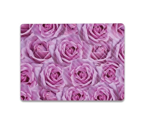 Image of MightySkins Carbon Fiber Skin Compatible with Microsoft Surface Laptop Go 3 (2023) Full Wrap Kit - Box of Roses | Protective, Durable Textured Carbon Fiber Finish | Made in The USA