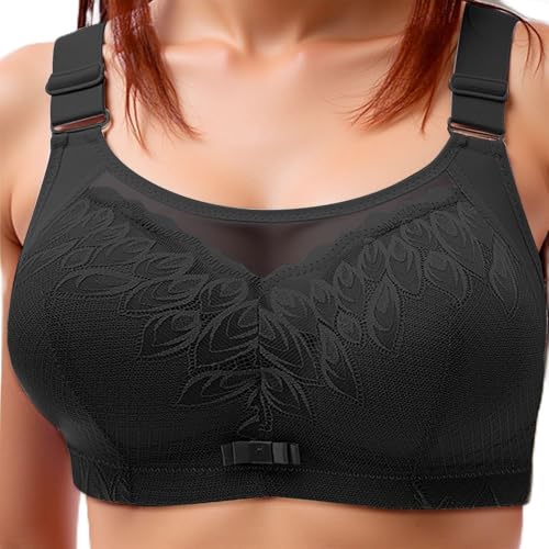 Soutien-gorge sans armature grande taille gris anthracite pour t-shirt confortable