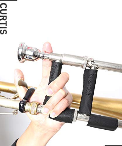 Curtis Trombone Hand and Neck guard/Thin type Non slip (Black) - Thumbnail 5