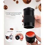 Portable Coffee Maker Capsule Machine Coffees Machines with Milk Frother Stainless Press for Outdoors Office Bicycle Travel - Image 6