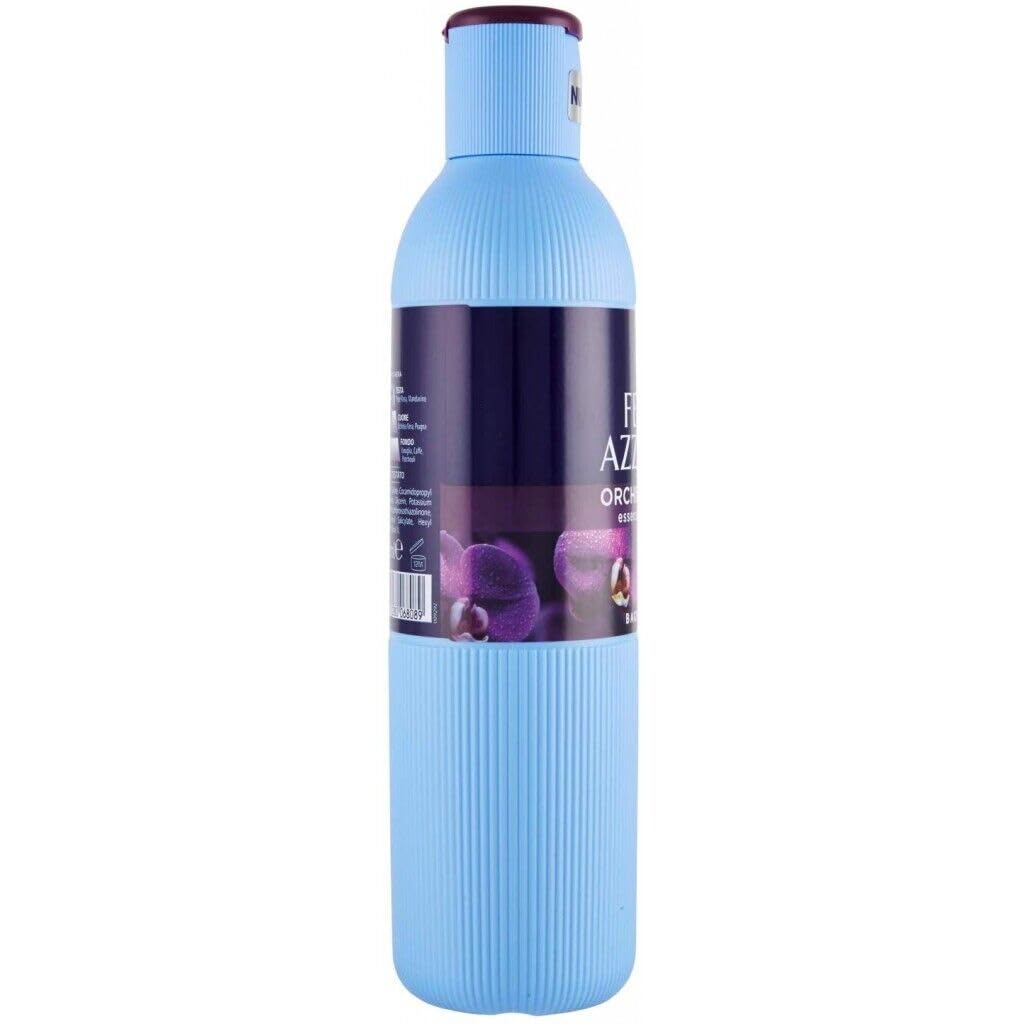 12er-Pack Paglieri Felce Azzurra Bagnodoccia Orchidea Nera,Schwarze Orchideen-Körperwäsche,Duschgel 650ml + Beni Culinari Kostenloser Schlüsselanhänger
