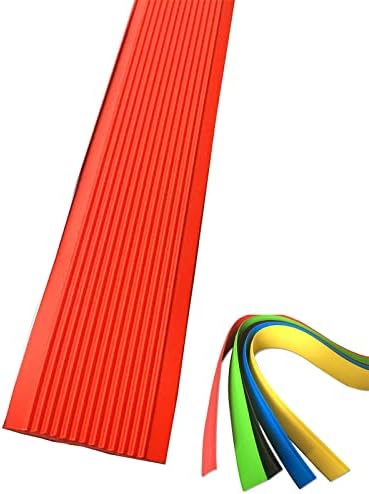 Non-Slip Rubber Floor Trim Strips - Safe Nursery & Bathroom Edge Protector, Cuttable Anti-Collision Threshold Strips, Customizable Size for Easy Installation