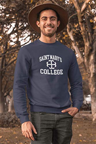 Saint Mary's College White Logo Unisex Crewneck Sweatshirt - Saint Mary's Belles Apparel2