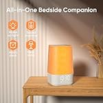 Sound Machine White Noise Machine with 30 Soothing Sounds, Sleep Timer, Dimmable Bedside Lamp Night Light Clock, Sunrise Alarm Clock Wake Up Light for Bedrooms, Baby, Kids, Adults, Heavy Sleepers - Image 3