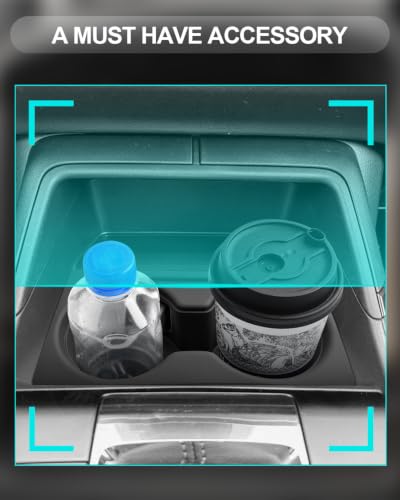 Image of CDEFG for 2026 Mazda CX5 Center Console Organizer Cup Holder Cover | 2026 Mazda CX-5 (S /Select /Preferred /Premium /Premium Plus) Accessories Silicone Front Cup Holder Insert