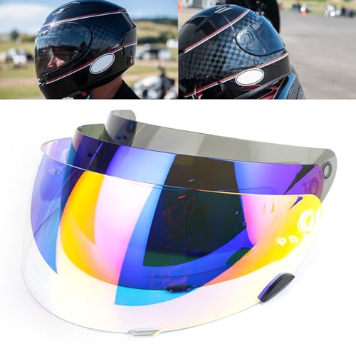 Viseras de cascos de moto con lentes de protección UV y ajuste para MIPS 2