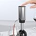 UNICHERRY Electric Wine Aerator Pourer One Touch Wine Accessories Rechargeable 2-in-1 Automatic Wine Decanter Stainless Steel Wine Dispenser Gifts for Wine Lovers