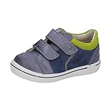RICOSTA Pepino Jungen Low-Top Sneaker Timmy,Kinder Halbschuhe,WMS:Mittel,lose Einlage,Laufschuhe,Klettschuhe,Klettverschluss,Jeans (140),27 EU