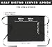 Chef Works Unisex Half Bistro Server Apron, Black, One Size (2 Pack)