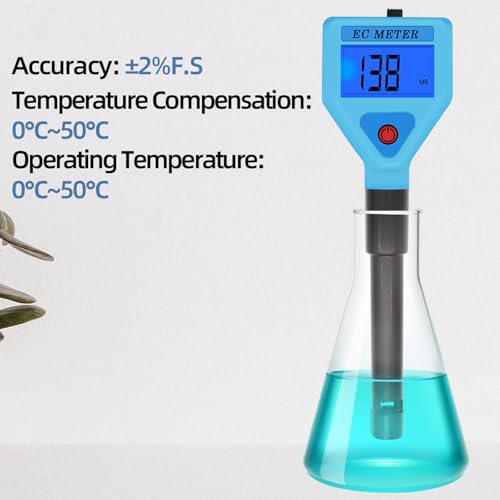 Analyseur d'eau pour aquarium avec test de conductivité électrique étanche