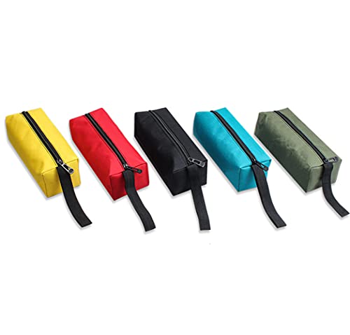 Maizoon Tool Bags 5 Pieces Set,Waterproof Oxford Canvas Zipper Storage Case,Multi-purpose Hardware Screws Nails Drill Bit Metal Parts Repair Organizer Pouch,UH04