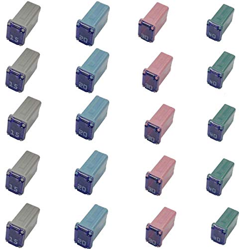 20 Pack FMM- MAXI Fuse 15 Amp 20 Amp 30 Amp 40Amp Mcase