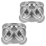 Caltric 2x Rear Wheel Hub Compatible with Polaris Trail Boss 330 2003 2004 2005 2006 2007 2008-2013