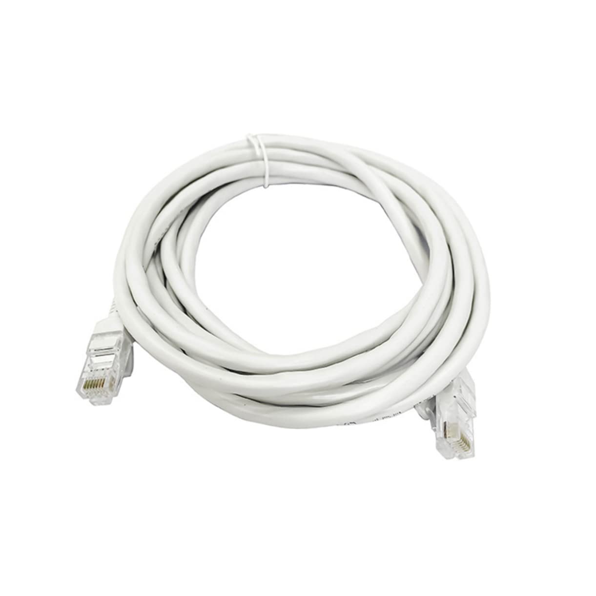 Gadpiparty Cavo Di Rete Da Metri Connettori Cavo Ethernet Per Server Router e Dispositivi Poe Bianco
