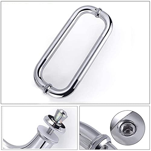 Poignée de porte de grange dos à dos acier inoxydable solide - 4