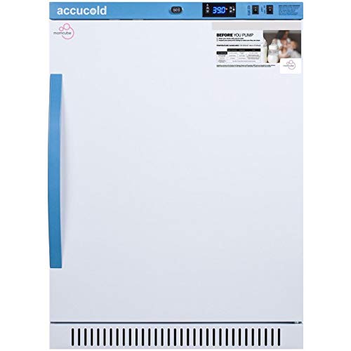 Image of Summit Appliance MLRS6MC Accucold 6 Cu.Ft MOMCUBE All-Refrigerator, For Breast Milk Storage, ADA Compliant, 4 Adjustable Shelves, Door Lock, LED Display, Power Loss Alarm, Self-Closing Door