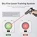 Dry Fire Target and 9mm Laser Training Cartridge Kit with Mute Mode for Dry Fire Laser Training System, 5 Difficulty Grade Rechargeable Target and Cartridge for Shooting Practice