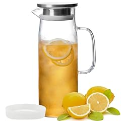 pitcher with aluminium lid