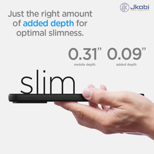 Image of Jkobi Back Cover Case for Realme C33 (Textured Grip Design | Camera Protection | Slim and Light Weight | Soft Touch and Feel | Black)