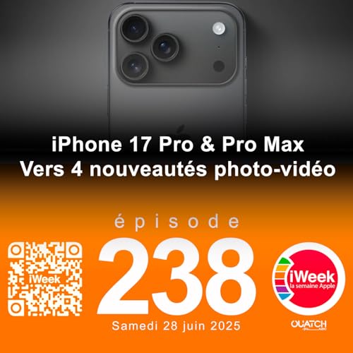 『iPhone 17 Pro et iPhone 17 Pro Max : les quatre nouveautés photo-vidéo attendues』のカバーアート
