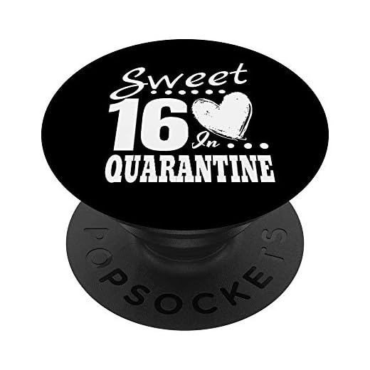 16 cumpleaños en cuarentena dulce 16 regalo de dieciséis PopSockets PopGrip: Agarre intercambiable para Teléfonos y Tabletas