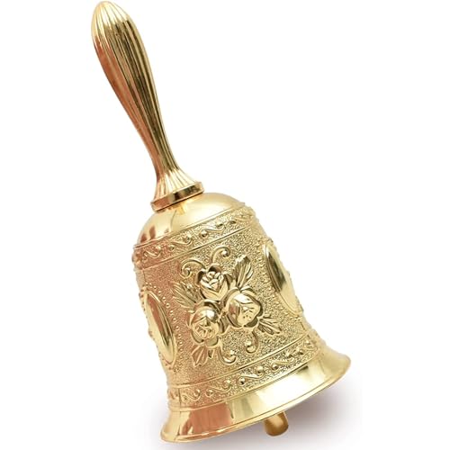 GKMJ Campana de Mano,Campana de Mano con Llamadas,Campanas Decorativas Perfectas...