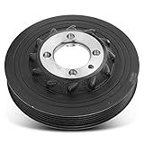 A-Premium Engine Harmonic Balancer Crankshaft Pulley Compatible with Mitsubishi Outlander 2003, SOHC L4 2.4L, Replace# 1104A032, MD376059