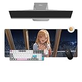 Grande surface pratique: Dimensions généreuses de 800 × 300 × 3 mm, offrant un vaste espace pour la souris, le clavier ou d’autres accessoires. Idéal pour un bureau bien organisé et une liberté totale dans les mouvements, que ce soit pour jouer ou travailler.