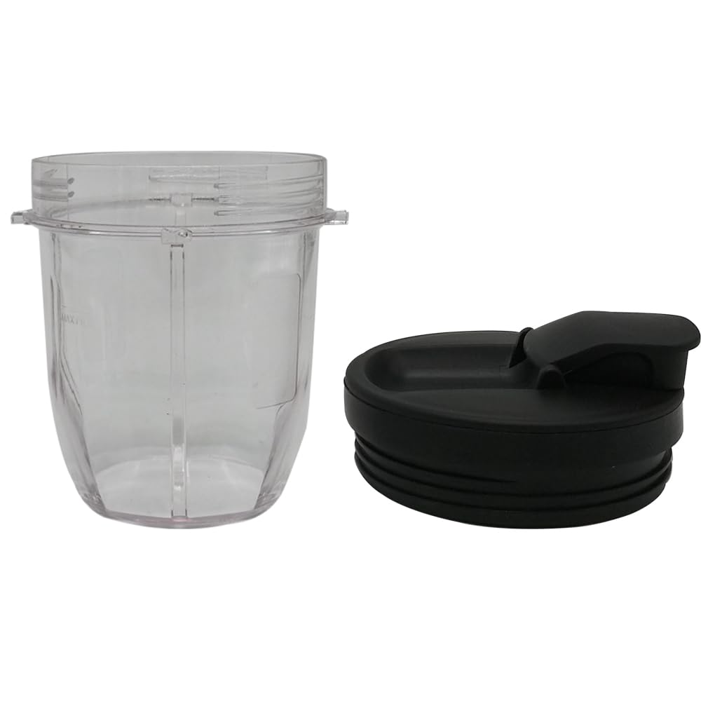 Lot De 2 Gobelets De Rechange 710ml Pour Mixeur Ninja - Compatibles SS100, SS101, SS300 Avec Couvercles étanches