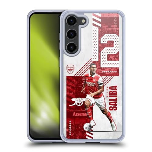 Carcasa Samsung Galaxy S23+ 5G Arsenal FC Protector de Silicona William Saliba Funda TPU