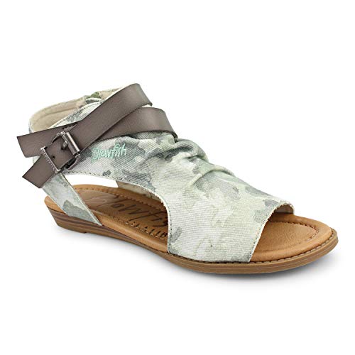 Blowfish Malibu Balla, Sandali con Zeppa Donna, Grigio Splatter Camo, 37 EU