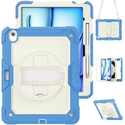 Étui iPad Air 13 M2 2024 portable pour le travail de terrain et les trajets quotidiens