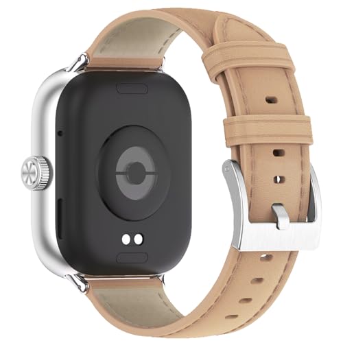 MIJOBS Bracelet Compatible avec Redmi Watch 4 Bracelets en Cuir pour Xiaomi Smart Band 8 Pro Bracelet Classique et Elégant Bracelets pour Montre Intelligente Redmi Watch 4, Xiaomi Band 8Pro – vue 3