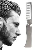 BAJO COMBASO ACERO INÍDULAS - PIEL PIEDRAS PILEBLE, CANITO CREATO DE CABELLO RURIGGIO QUE | Herramienta de enfermería compacta para hombres bart schnurrbart todos los días peinado de peinados