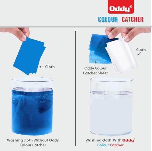 Oddy Dirt & Colour Catcher, Pack Of 30 Sheets For Laundry, Allow Mixed Washes, Prevent Colour Runs And Maintain Original Colour Of Clothing