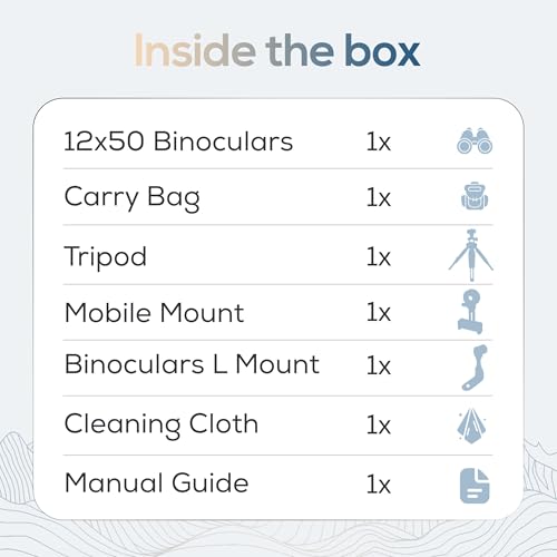 Binoculares Ultimate Outdoors 12x50 HD para adultos miniatura 3